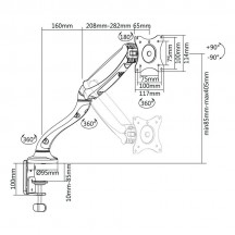 Suport Cabletech  UCH0208
