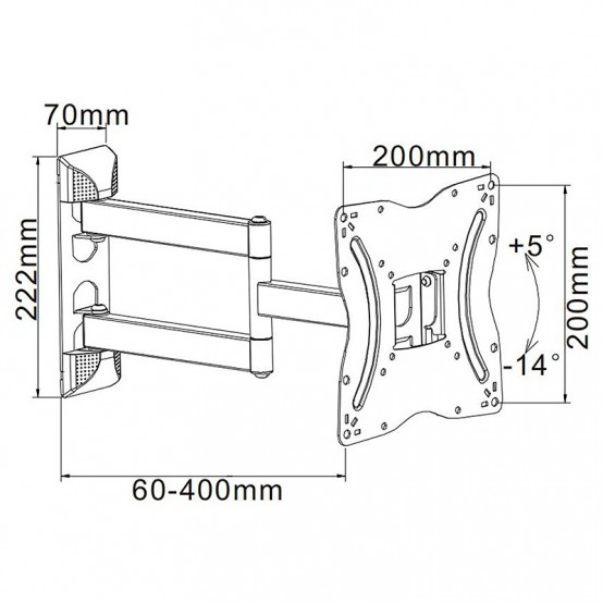 Suport Cabletech  UCH0214