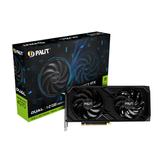 Placa video Palit GeForce RTX 4070 Dual NE64070019K9-1048D