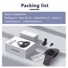 Suport Techsuit GoPro Holder  - Headband with Magnetic Base - Gray JX-003