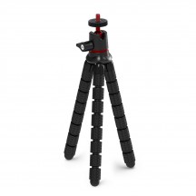 Suport Techsuit Octopus Tripod  - for Phone and GoPro Action Camera, Portable, Flexible - Black JX-004