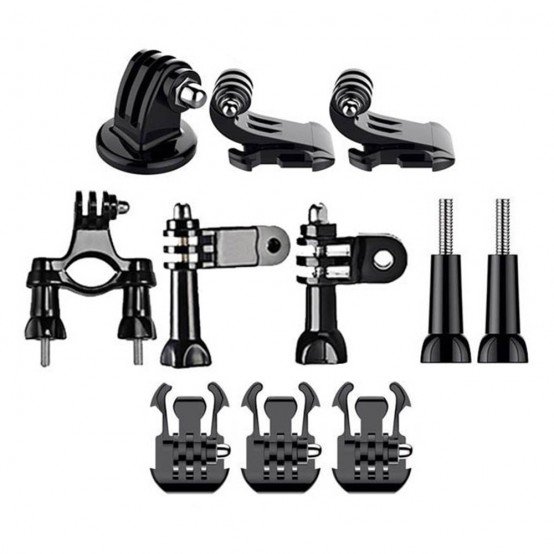 Suport Techsuit Accessory Kit Bundle 50in1  - for GoPro Action Camera, with Carrying Case - Black CAL01
