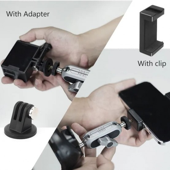 Suport Techsuit Motion Camera Sucker Mount  - for GoPro, with Powerful Suction Cup, Portable - Gray JX-007