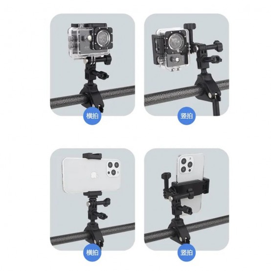 Suport Techsuit Sports Camera Bike Mount  - for GoPro - Black JX-005