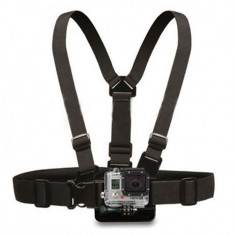 Suport Techsuit Chest Strap  - for GoPro Action Camera, Adjustable - Black CHS-01