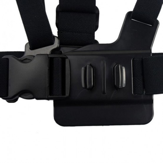 Suport Techsuit Chest Strap  - for GoPro Action Camera, Adjustable - Black CHS-01
