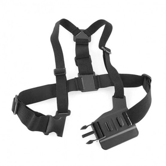 Suport Techsuit Chest Strap  - for GoPro Action Camera, Adjustable - Black CHS-01