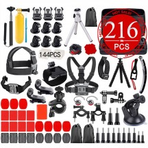 Suport Techsuit Accessory Kit Bundle 216in1  - for GoPro Action Camera, with Carrying Case - Black CAL38