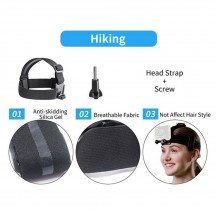 Suport Techsuit Accessory Kit Bundle 216in1  - for GoPro Action Camera, with Carrying Case - Black CAL38