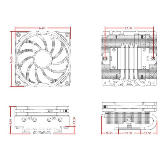 Cooler ID-Cooling  IS-40-XT-BLACK