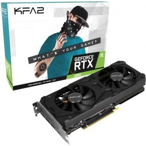 Placa video KFA2 GeForce RTX 3060 (1-Click OC) refurbished 36NOL7MD1VOK
