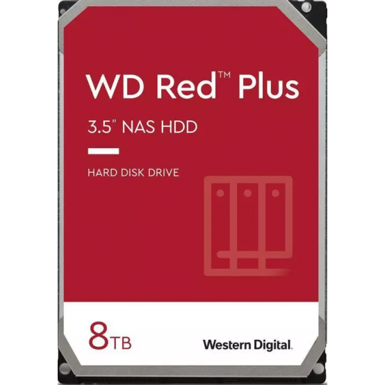 Hard disk Western Digital Red Plus WD80EFPX
