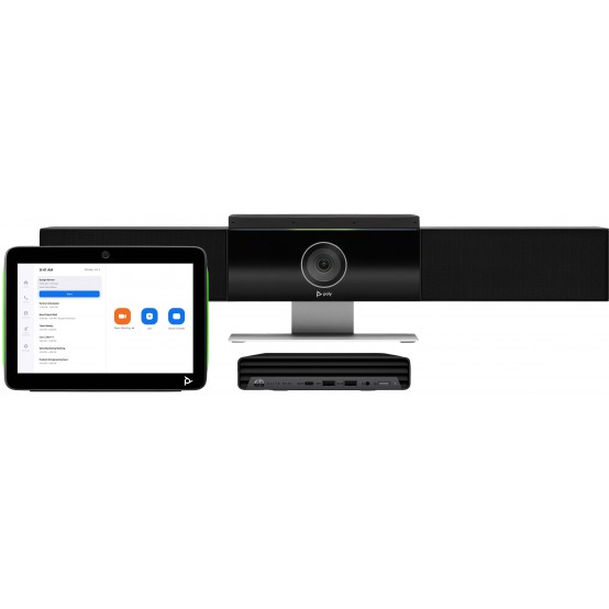 Camera web HP Poly Studio Medium Room Bundle for Zoom Rooms: Studio USB Video Bar and HP PC w/TC10 9C961AA