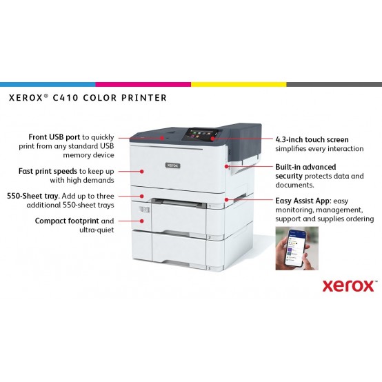 Imprimanta Xerox VersaLink C410 C410V_DN