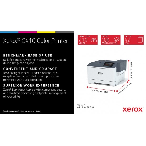 Imprimanta Xerox VersaLink C410 C410V_DN