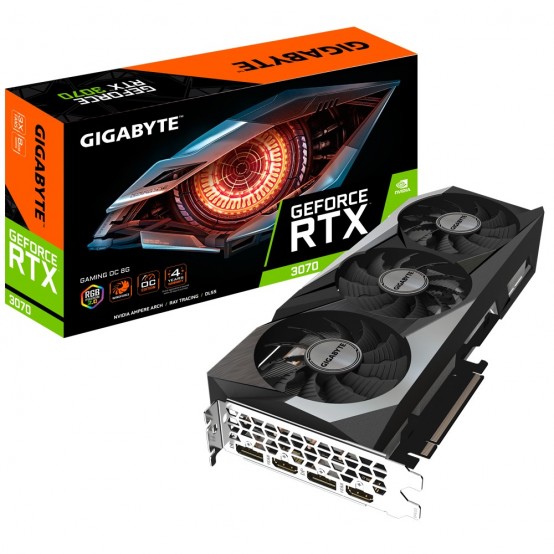 Placa video GigaByte GeForce RTX 3070 GAMING OC 8G (rev. 2.0) refurbished GV-N3070GAMING OC-8GD 2.0