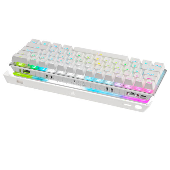 Tastatura Corsair K70 PRO MINI WIRELESS 60% Mechanical CHERRY MX Red Switch Keyboard with RGB Backlighting - White CH-9189110-NA