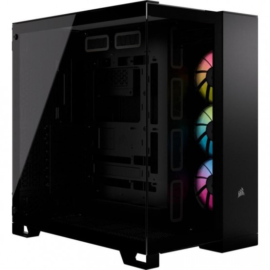 Carcasa Corsair iCUE LINK 6500X RGB Mid-Tower ATX Dual Chamber PC Case - Black CC-9011269-WW