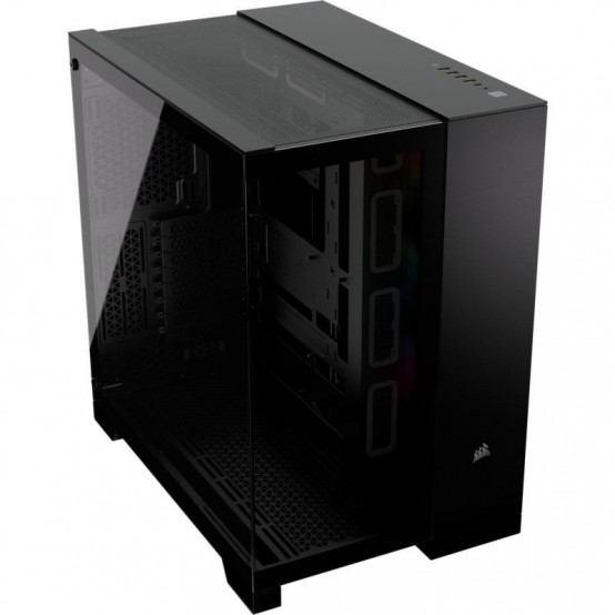 Carcasa Corsair iCUE LINK 6500X RGB Mid-Tower ATX Dual Chamber PC Case - Black CC-9011269-WW