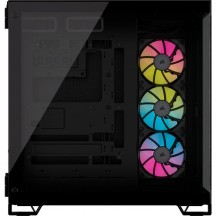 Carcasa Corsair iCUE LINK 6500X RGB Mid-Tower ATX Dual Chamber PC Case - Black CC-9011269-WW