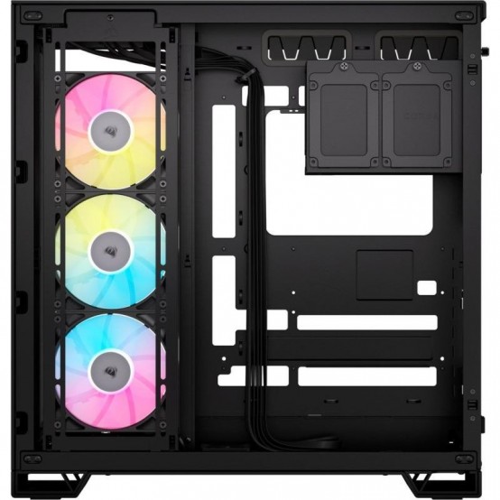 Carcasa Corsair iCUE LINK 6500X RGB Mid-Tower ATX Dual Chamber PC Case - Black CC-9011269-WW