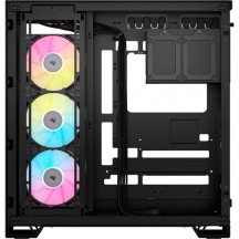 Carcasa Corsair iCUE LINK 6500X RGB Mid-Tower ATX Dual Chamber PC Case - Black CC-9011269-WW