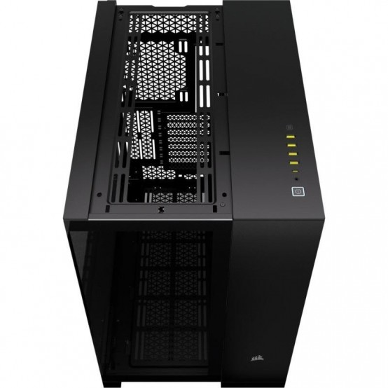 Carcasa Corsair iCUE LINK 6500X RGB Mid-Tower ATX Dual Chamber PC Case - Black CC-9011269-WW
