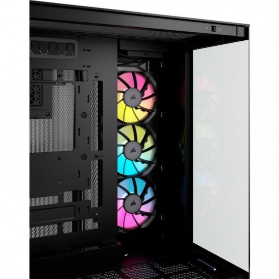 Carcasa Corsair iCUE LINK 6500X RGB Mid-Tower ATX Dual Chamber PC Case - Black CC-9011269-WW