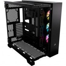 Carcasa Corsair iCUE LINK 6500X RGB Mid-Tower ATX Dual Chamber PC Case - Black CC-9011269-WW