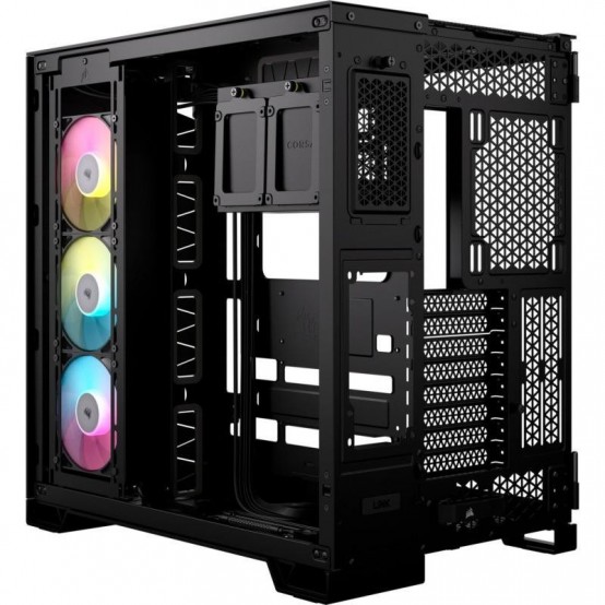 Carcasa Corsair iCUE LINK 6500X RGB Mid-Tower ATX Dual Chamber PC Case - Black CC-9011269-WW