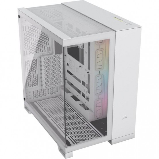 Carcasa Corsair iCUE LINK 6500X RGB Mid-Tower ATX Dual Chamber PC Case - White CC-9011270-WW