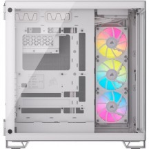 Carcasa Corsair iCUE LINK 6500X RGB Mid-Tower ATX Dual Chamber PC Case - White CC-9011270-WW