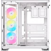 Carcasa Corsair iCUE LINK 6500X RGB Mid-Tower ATX Dual Chamber PC Case - White CC-9011270-WW