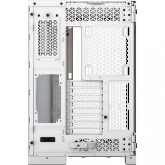 Carcasa Corsair iCUE LINK 6500X RGB Mid-Tower ATX Dual Chamber PC Case - White CC-9011270-WW