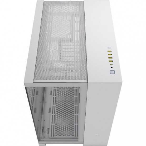 Carcasa Corsair iCUE LINK 6500X RGB Mid-Tower ATX Dual Chamber PC Case - White CC-9011270-WW