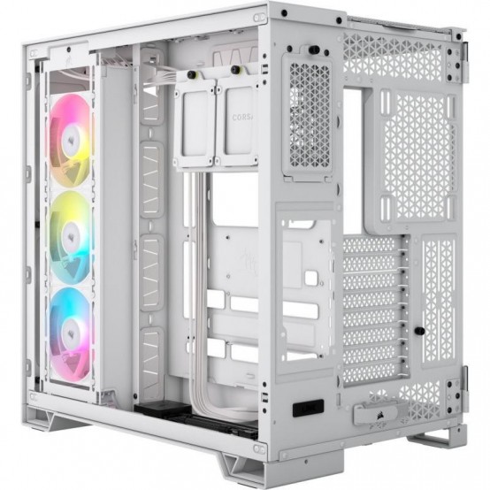 Carcasa Corsair iCUE LINK 6500X RGB Mid-Tower ATX Dual Chamber PC Case - White CC-9011270-WW