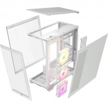 Carcasa Corsair 3500X ARGB Mid-Tower PC Case - White CC-9011279-WW