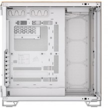 Carcasa Corsair 6500X Mid-Tower Dual Chamber PC Case - White/Bamboo Wood CC-9011284-WW
