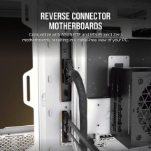 Carcasa Corsair 6500X Mid-Tower Dual Chamber PC Case - White/Bamboo Wood CC-9011284-WW
