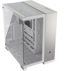 Carcasa Corsair 6500X Mid-Tower Dual Chamber PC Case - White/Satin Gray Aluminum CC-9011285-WW