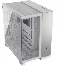 Carcasa Corsair 6500X Mid-Tower Dual Chamber PC Case - White/Satin Gray Aluminum CC-9011285-WW