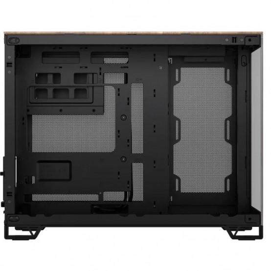 Carcasa Corsair 2500X Micro ATX Dual Chamber PC Case - Black/Walnut Wood CC-9011286-WW