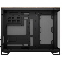 Carcasa Corsair 2500X Micro ATX Dual Chamber PC Case - Black/Walnut Wood CC-9011286-WW