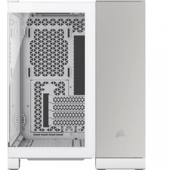 Carcasa Corsair 2500X Micro ATX Dual Chamber PC Case - White/Satin Gray Aluminum CC-9011289-WW