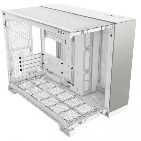 Carcasa Corsair 2500X Micro ATX Dual Chamber PC Case - White/Satin Gray Aluminum CC-9011289-WW