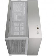 Carcasa Corsair 2500X Micro ATX Dual Chamber PC Case - White/Satin Gray Aluminum CC-9011289-WW