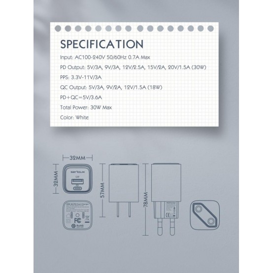 Alimentator Serioux  SRXC-QC30W