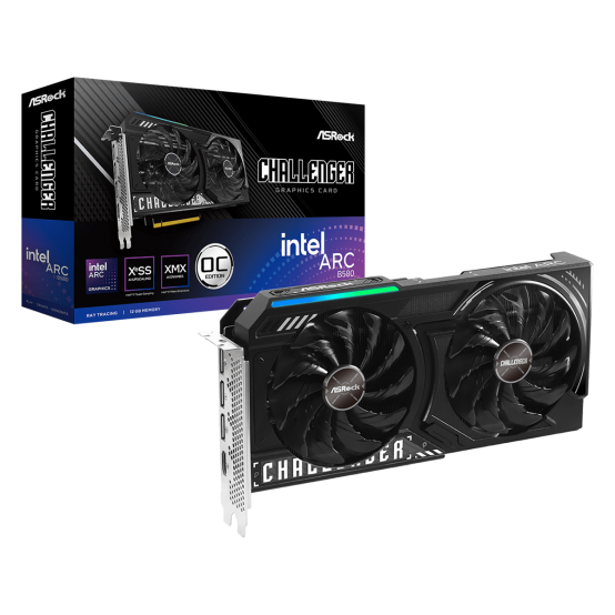 Placa video ASRock Intel Arc B570 Challenger 10GB OC B580 CL 12GO