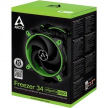 Cooler Arctic Freezer 34 eSports DUO - Green