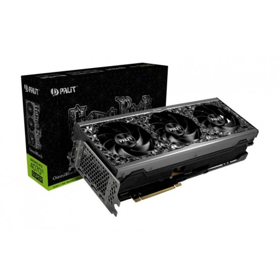 Placa video Palit GeForce RTX 4070 Ti SUPER GameRock OmniBlack NED47TS019T2-1020Q